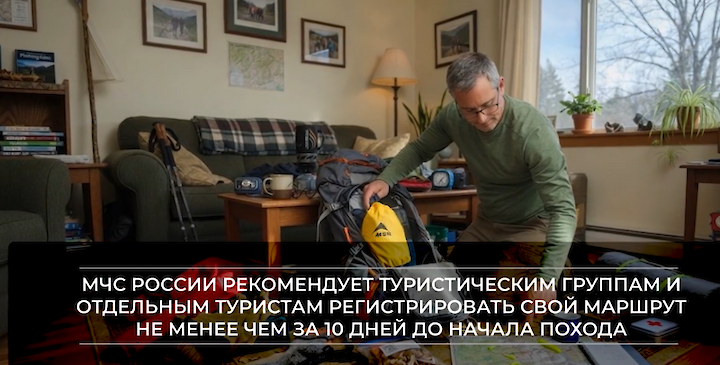 Безопасность туристических маршрутов: МЧС России напоминает о необходимости регистрации походов