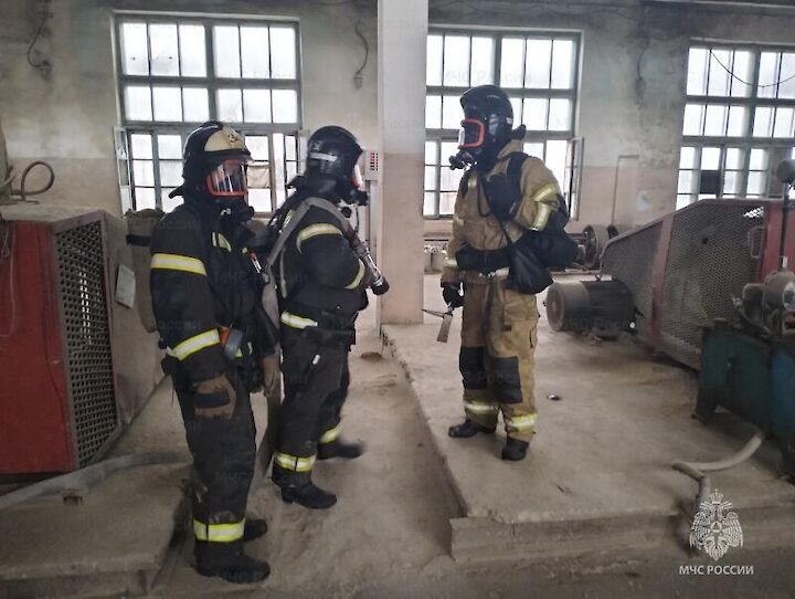 В Уссурийске огнеборцы МЧС России провели пожарно-тактические учения на крупном агропромышленном предприятии