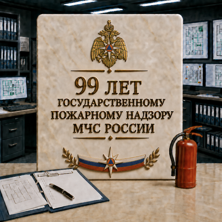 Поздравление главы МЧС России Александра Куренкова по случаю 99-летия органов государственного пожарного надзора