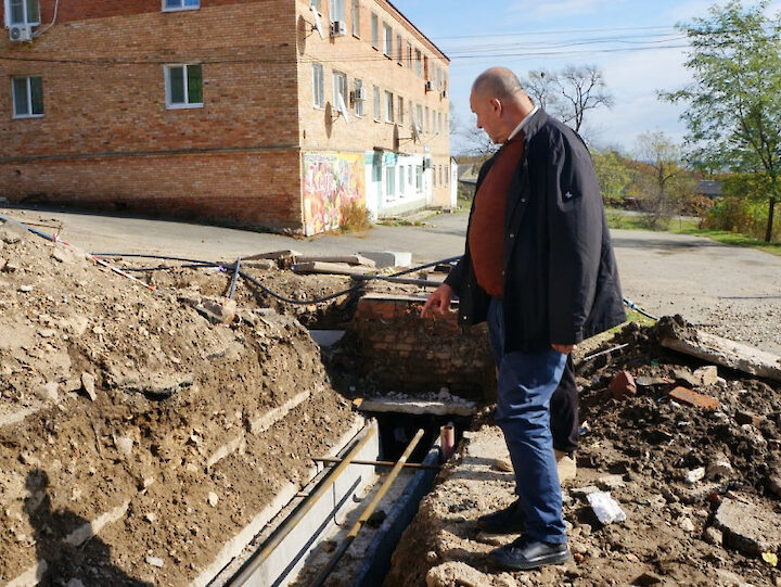 Работы в Безверхово.