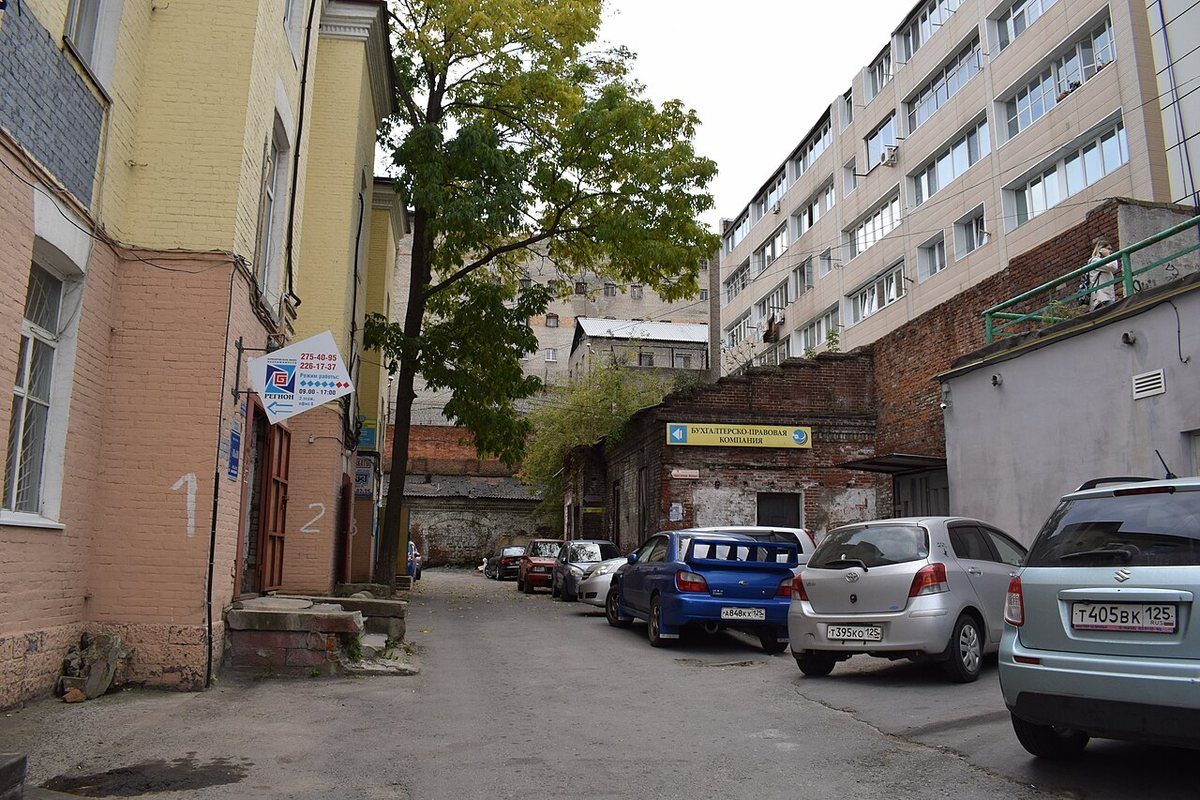 Жилая застройка Владивостока.